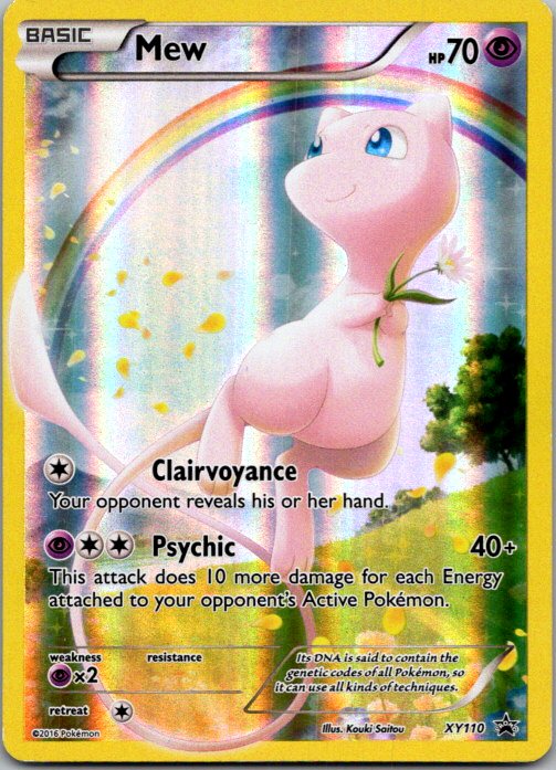 Mew Full Art XY110 XY Promo