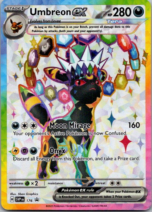 Umbreon ex SVP 176 Prismatic Evolutions Premium Collection Box Promo