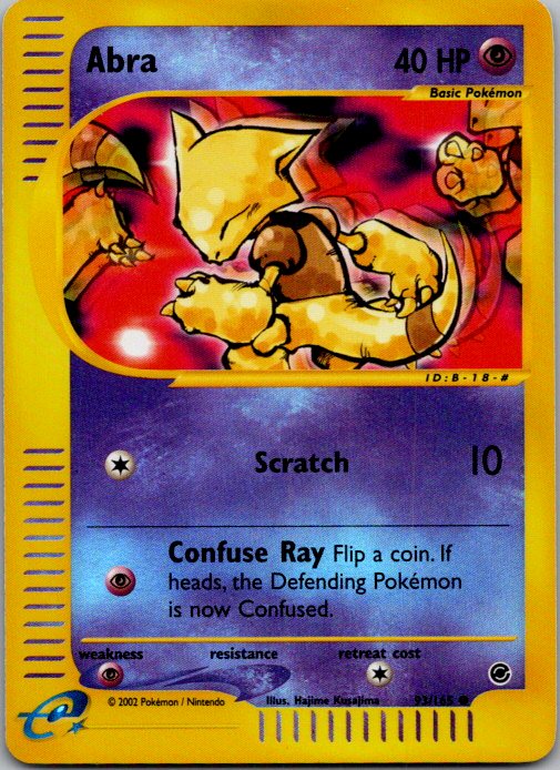 Abra Reverse Holo 93/165 Expedition