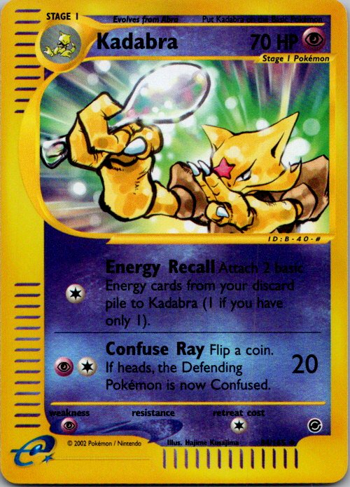 Kadabra Reverse Holo Expedition 84/165