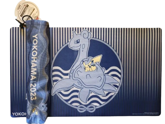 2023 Yokohama Championship Lapras and Pikachu Playmat